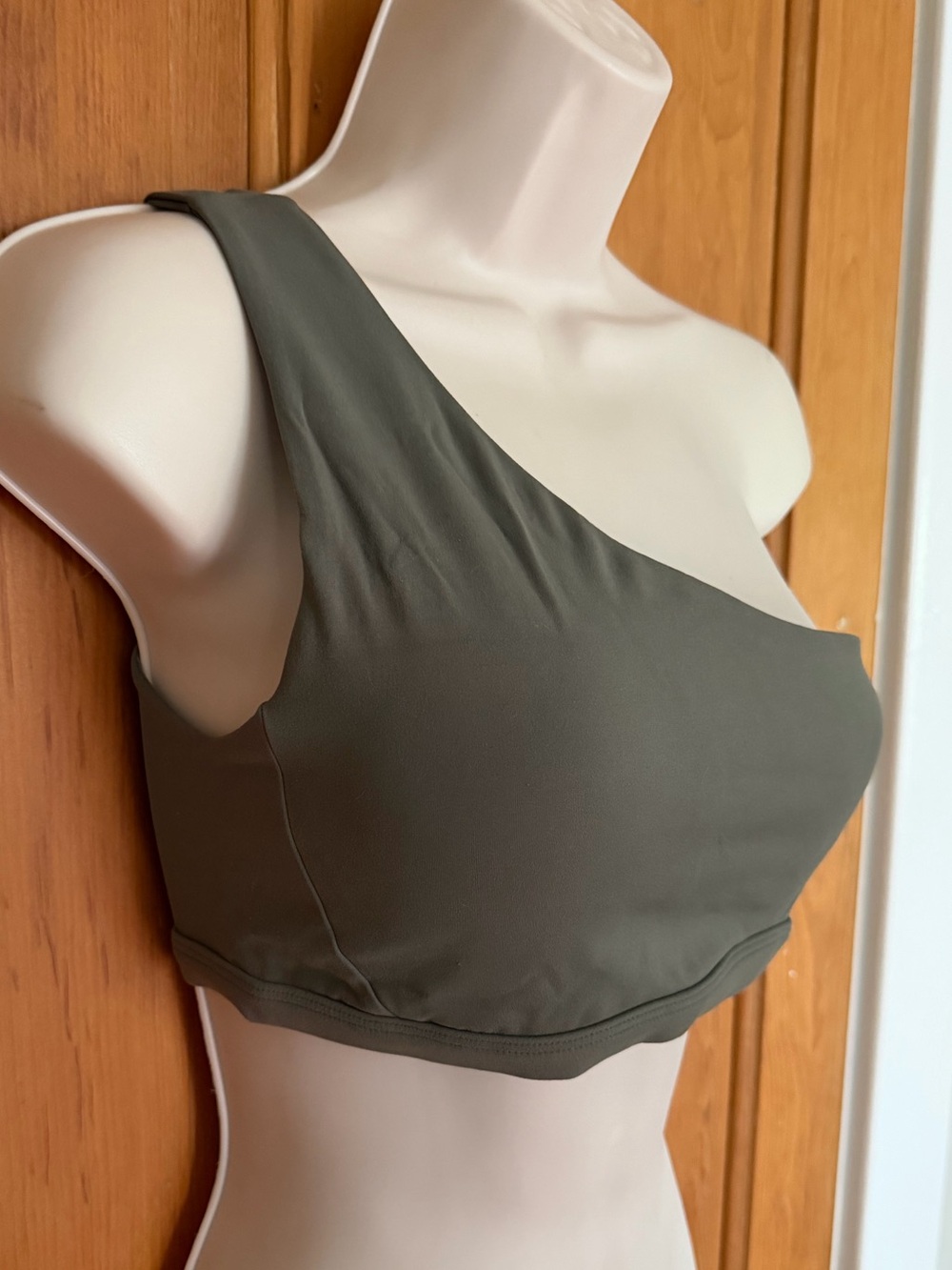 Acta Evo One Shoulder Bra in Olive Green NWOT